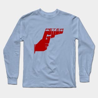 Peter Gunn - Gun Logo - 50s Tv Show Long Sleeve T-Shirt